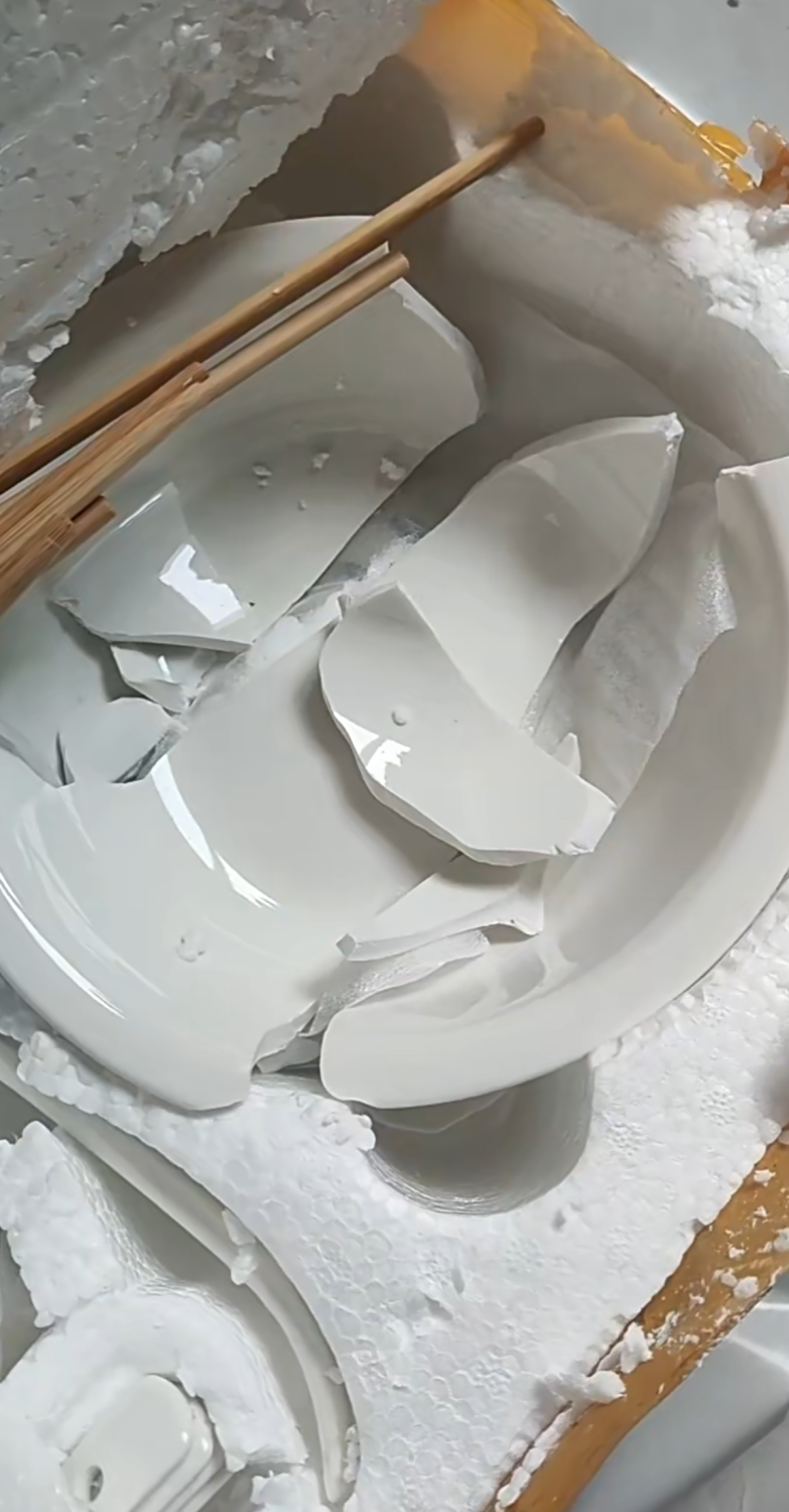 severe damaged product