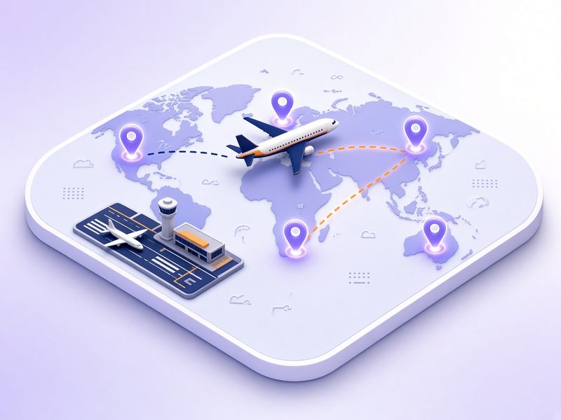 Global Airports Map